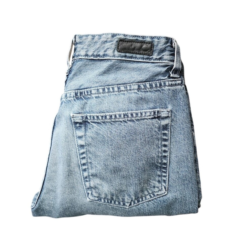 AG ADRIANO GOLDSCHMIED Alexxis‎ High Rise Straight Jeans Light Wash 27